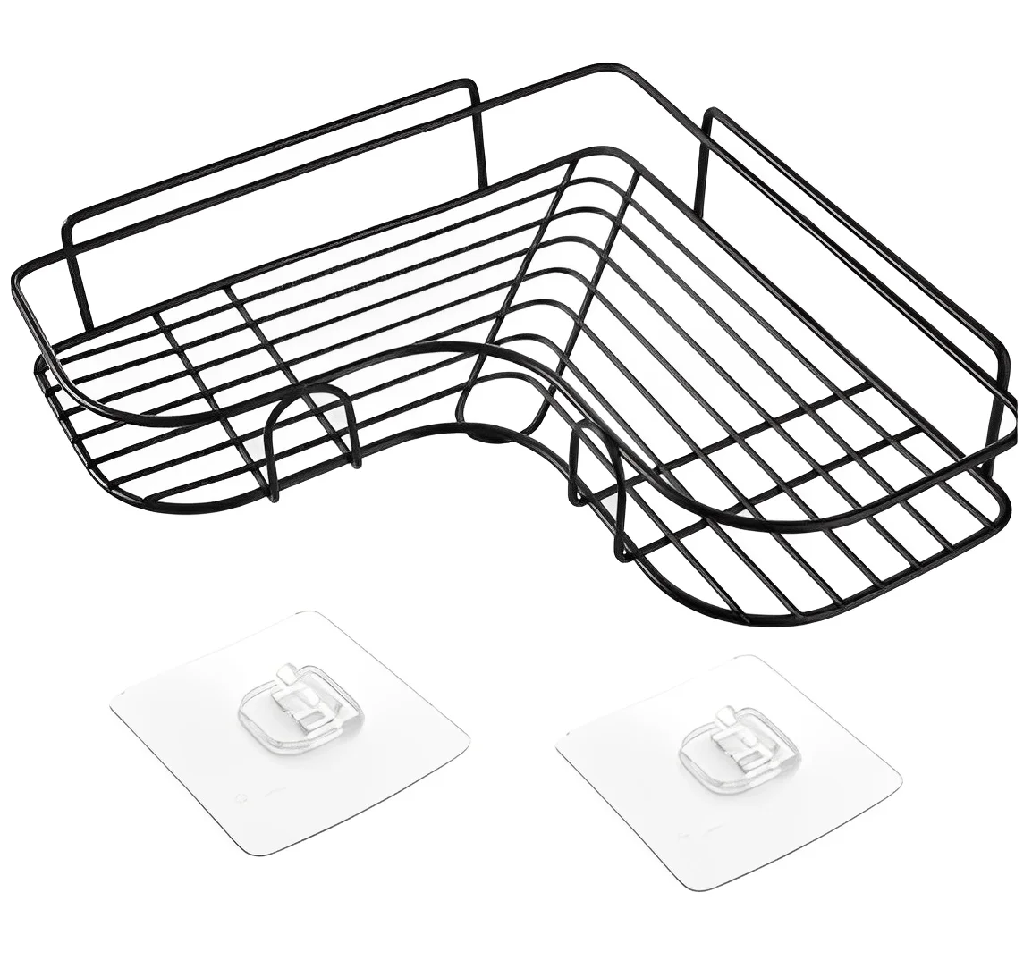 KIT 2 Prateleiras Suporte Com Alto Adesivos Para Parede Banheiro/Cozinha/Lavanderia. - Imagem 7