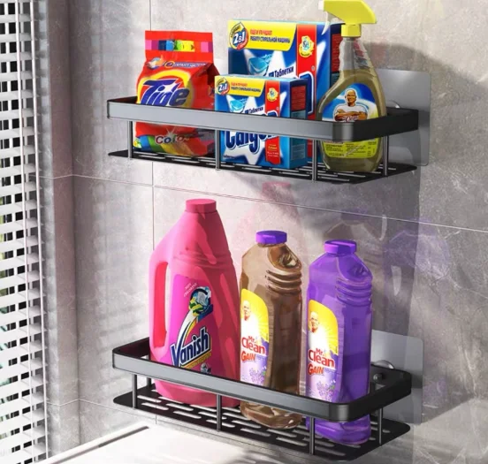 Suporte De Shampoo Prateleiras De Banheiro Sem Furo Premium - Neverdie Store - Imagem 7
