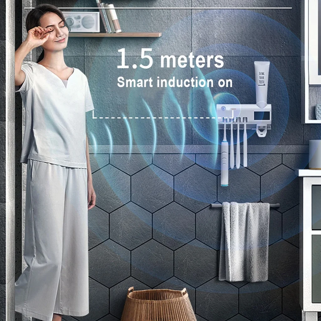 Dispensor Escova Automático Com Esterilizador UV. - Imagem 2