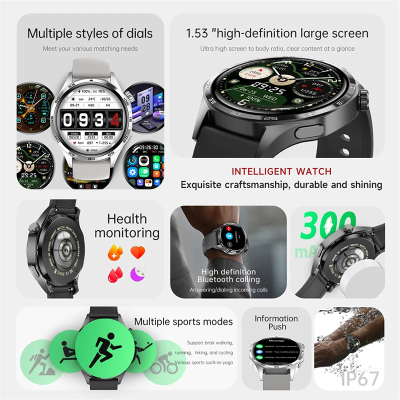 Relógio Inteligente 5 Pro Com GPS/Tela AMOLED 360*360. - Imagem 2