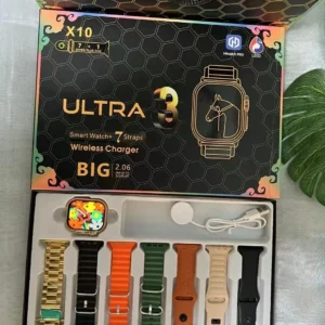 Relógio Inteligente Ultra 3/Bluetooth/Chamada Telefônica/Smartwatch.