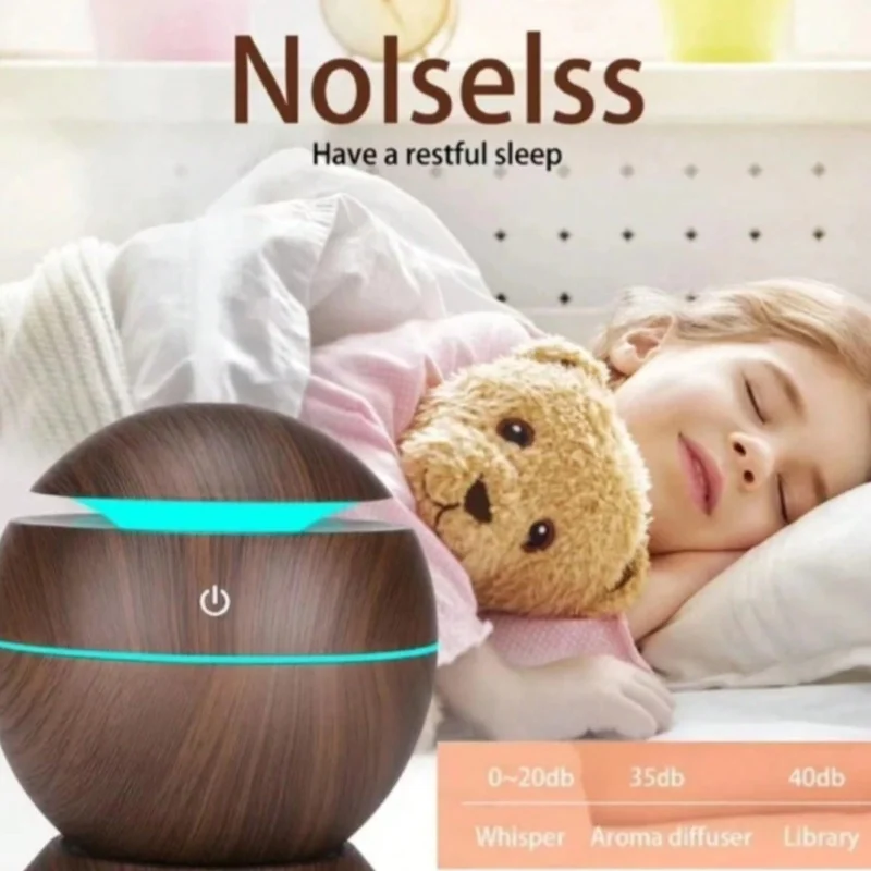 Humidificador de Ar - Madeira/USB/Aromaterapia. - Imagem 3