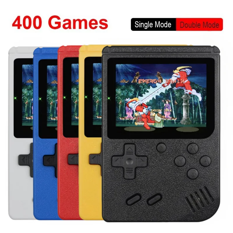 Console de Vídeo 400 em 1- Mini Jogos/Portátil Retrô/Tela LCD.