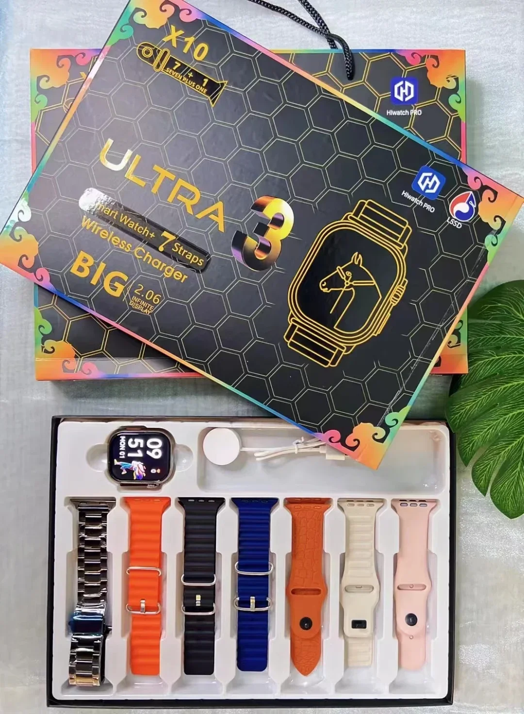 Relógio Inteligente Ultra 3/Bluetooth/Chamada Telefônica/Smartwatch. - Imagem 6