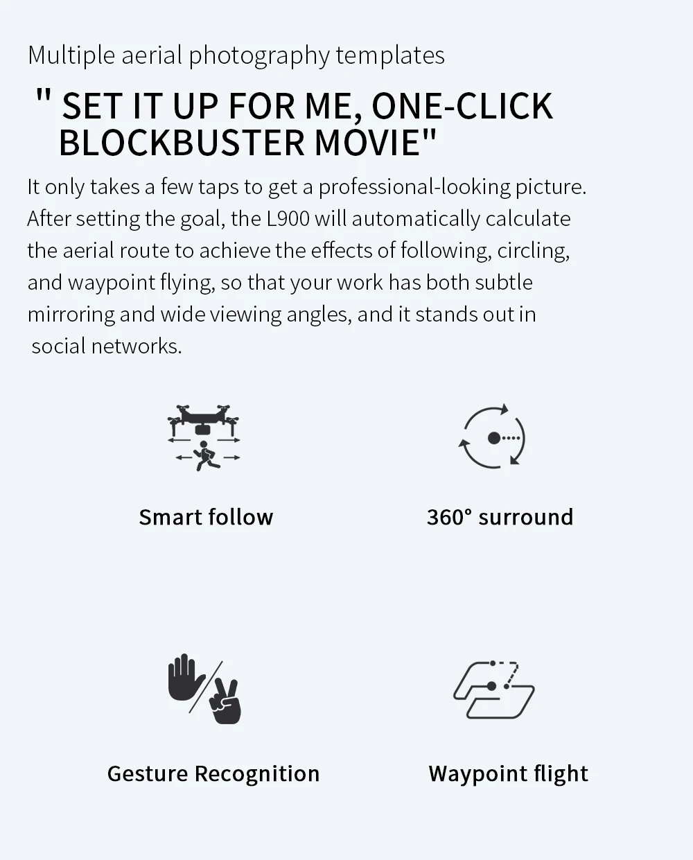 Drone l900 PRO 4k Profissional 5G GPS HD - Câmera Dupla. - Imagem 22