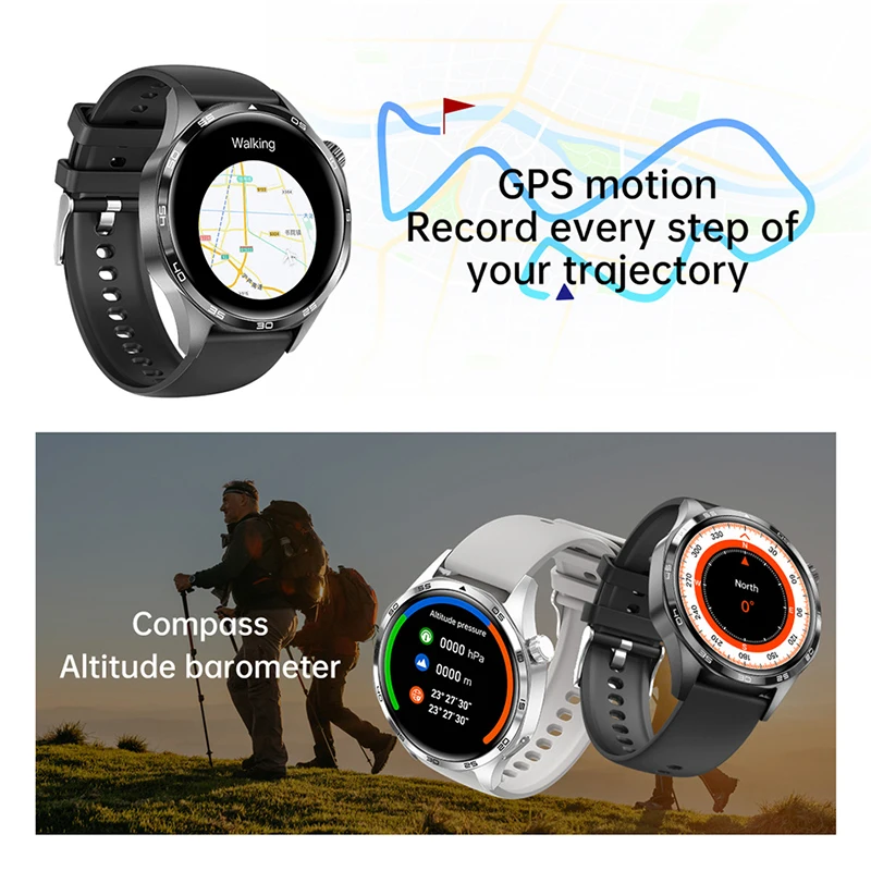 Relógio Inteligente 5 Pro Com GPS/Tela AMOLED 360*360. - Imagem 5