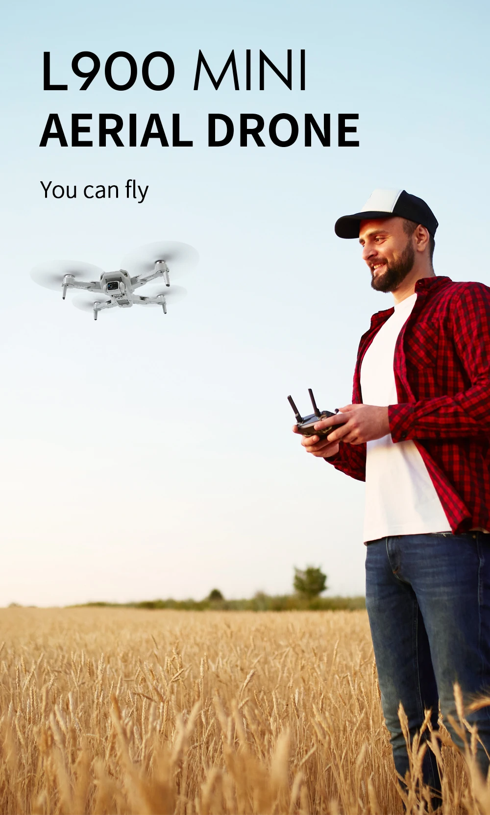 Drone l900 PRO 4k Profissional 5G GPS HD - Câmera Dupla. - Imagem 37