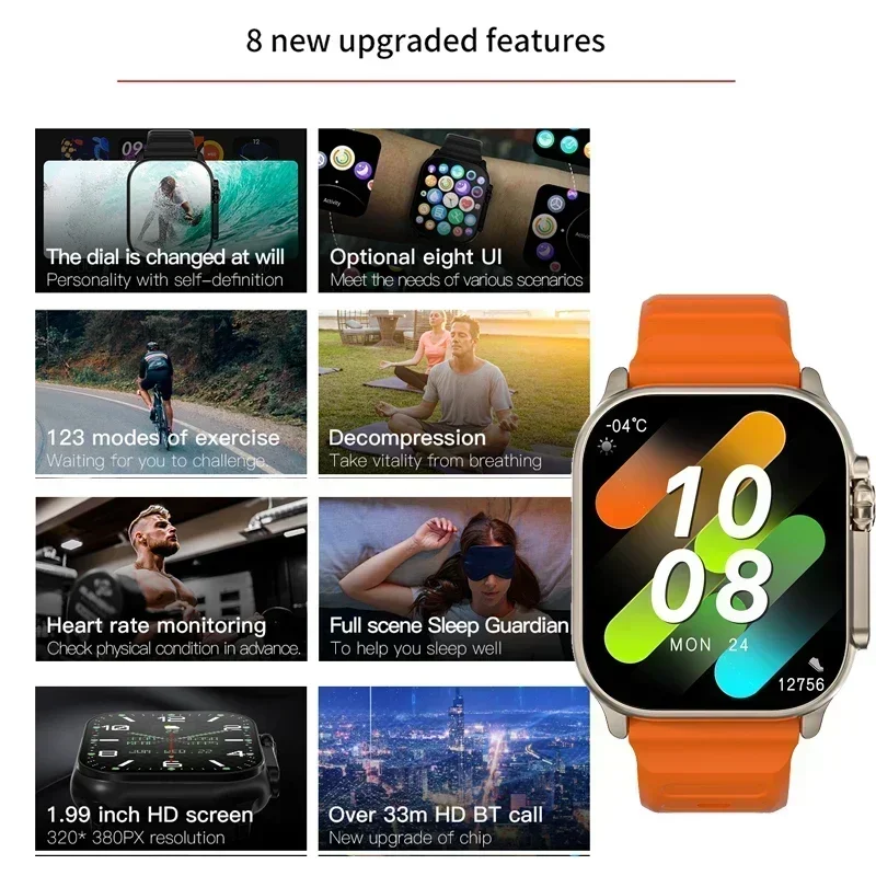 Relógio Inteligente 10 - Tela AMOLED. - Imagem 3