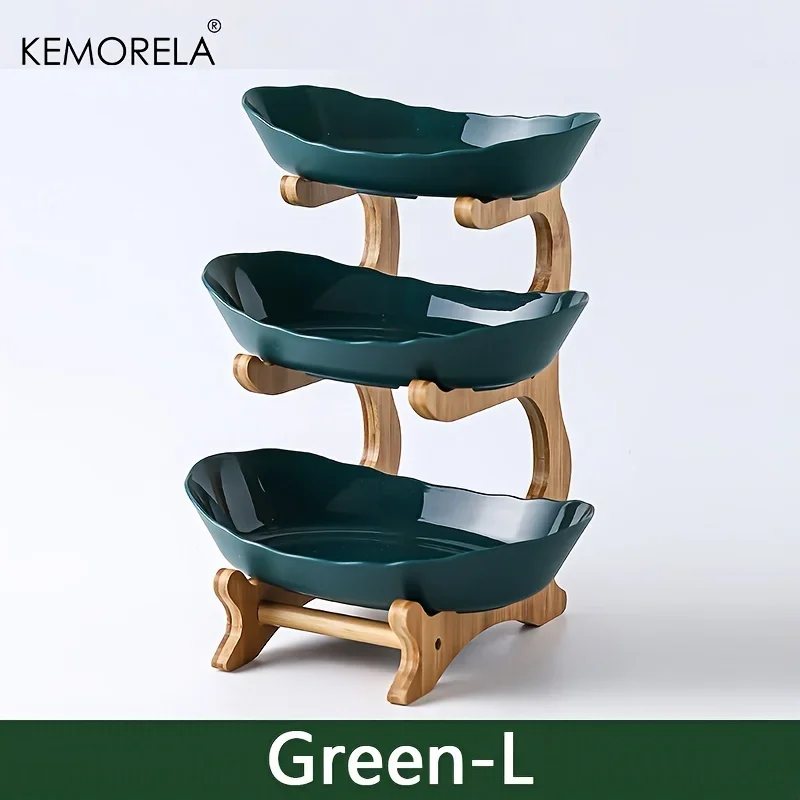 Fruteira Duas/Três Camadas - Moderna de Suporte Madeira. - Imagem 6