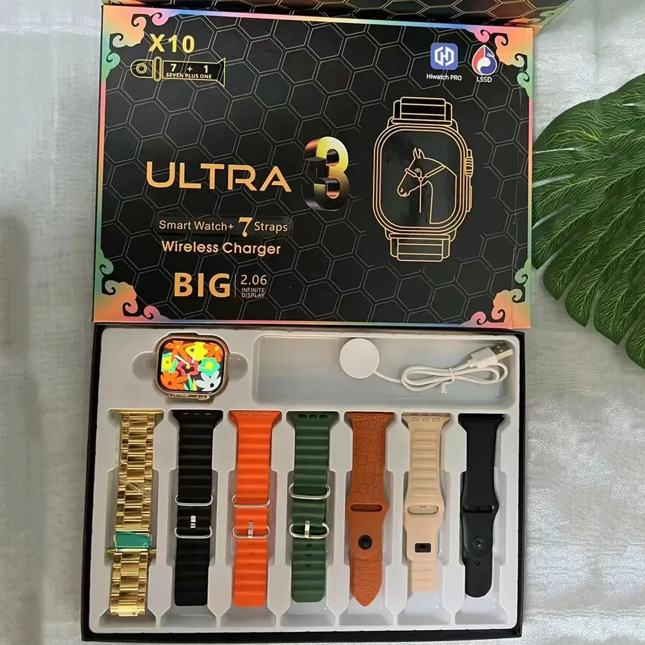 Relógio Inteligente Ultra 3/Bluetooth/Chamada Telefônica/Smartwatch. - Imagem 3