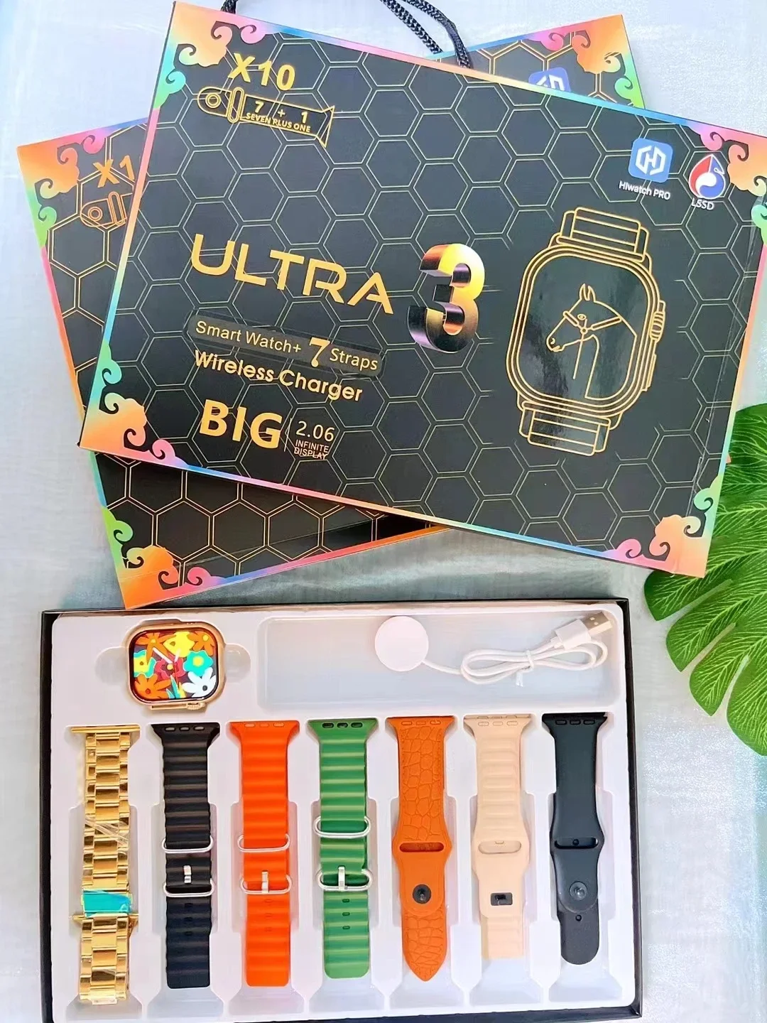 Relógio Inteligente Ultra 3/Bluetooth/Chamada Telefônica/Smartwatch. - Imagem 4