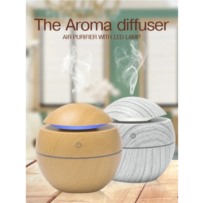 Humidificador de Ar - Madeira/USB/Aromaterapia. - Imagem 2