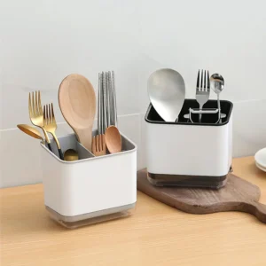 Organizador de Cozinha Multifuncional - Armazenamento Talheres.