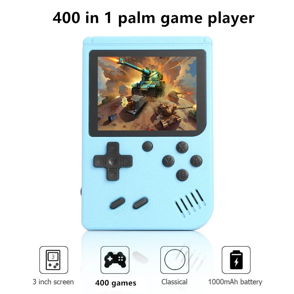 Console de Vídeo 400 em 1- Mini Jogos/Portátil Retrô/Tela LCD. - Imagem 7