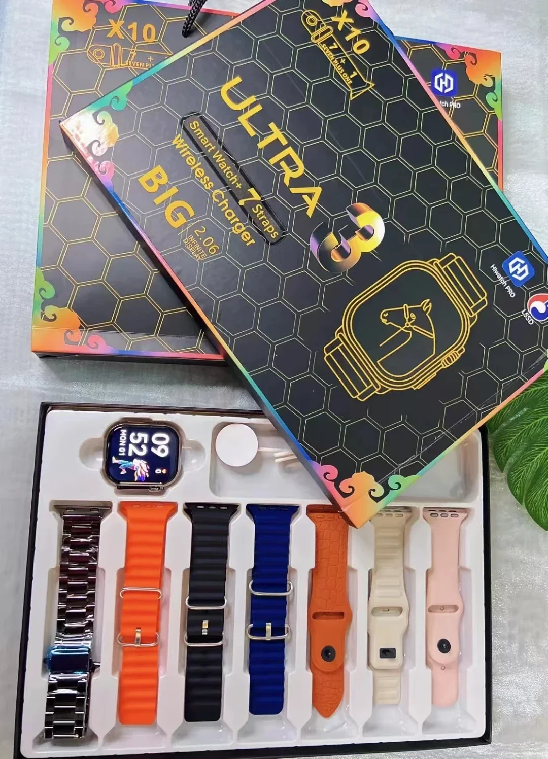 Relógio Inteligente Ultra 3/Bluetooth/Chamada Telefônica/Smartwatch. - Imagem 2