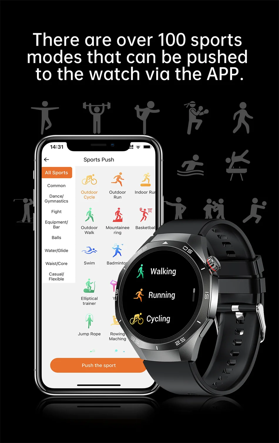 Relógio Inteligente 5 Pro Com GPS/Tela AMOLED 360*360. - Imagem 16