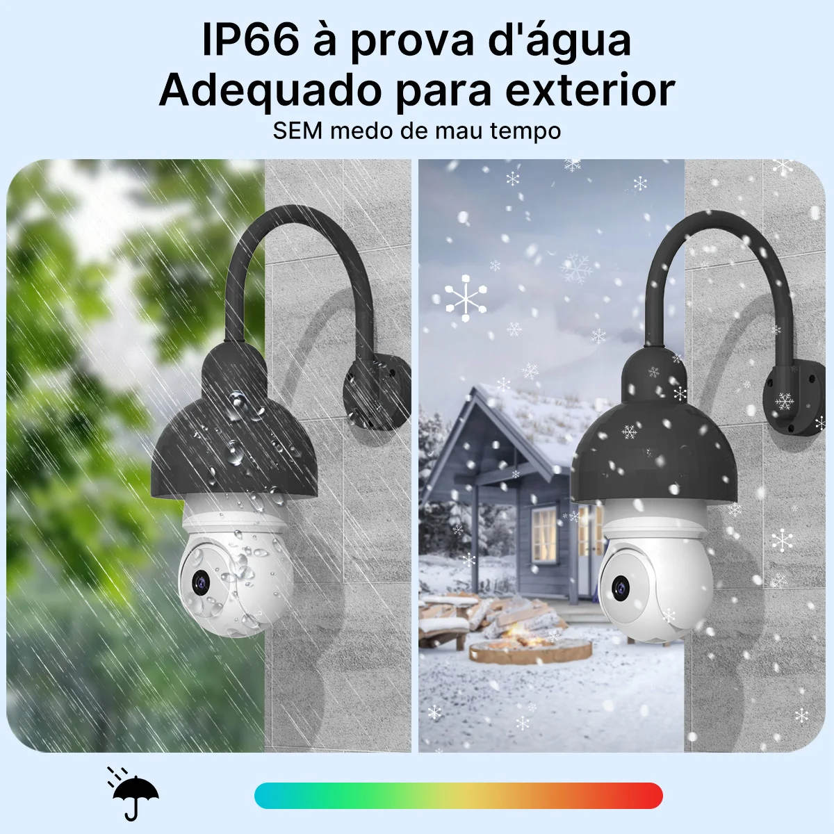 Câmera de Rede Sem Fio Com Lâmpada E27/Câmera Inteligente. - Imagem 4