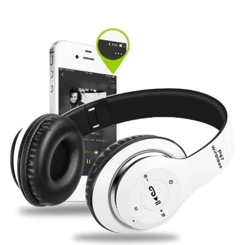 Fone De Ouvido Bluetooth P47 Wireless 5.0 Headphone Micro Sd - Imagem 9