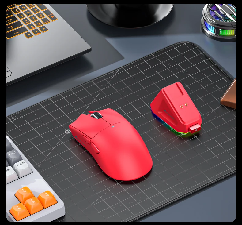 Mouse Gamer Sem Fio X11 - Tri-Mode RGB/Sensor Óptico PAW3311. - Imagem 9
