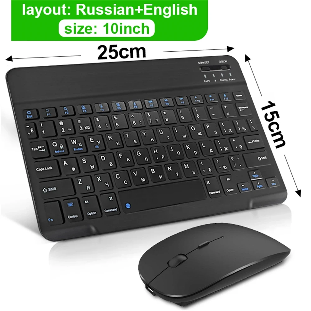 Teclado e Mouse Sem Fio - Bluetooth/IOS/ANDROID/WINDOWS. - Imagem 2