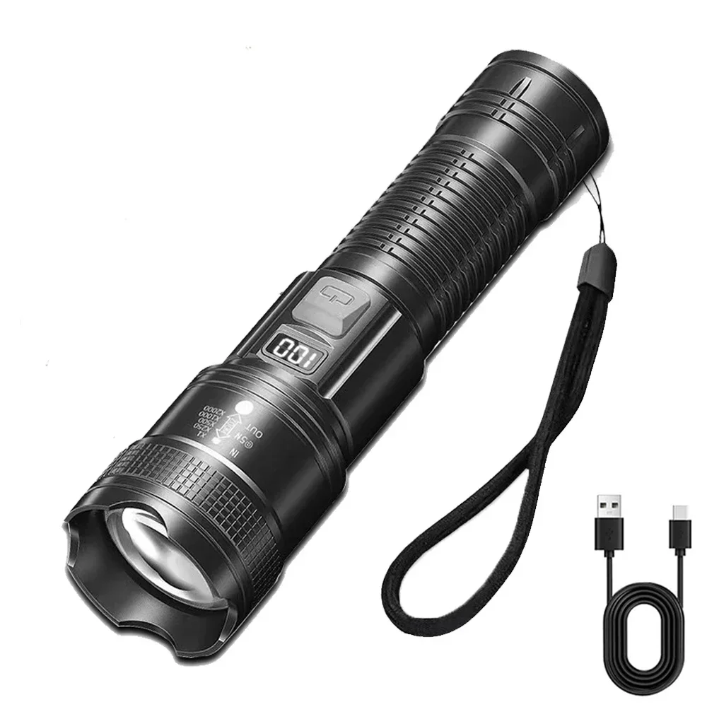 Lanterna Led Recarregável - Alta Potência 6000000 LM/Tático. - Imagem 4