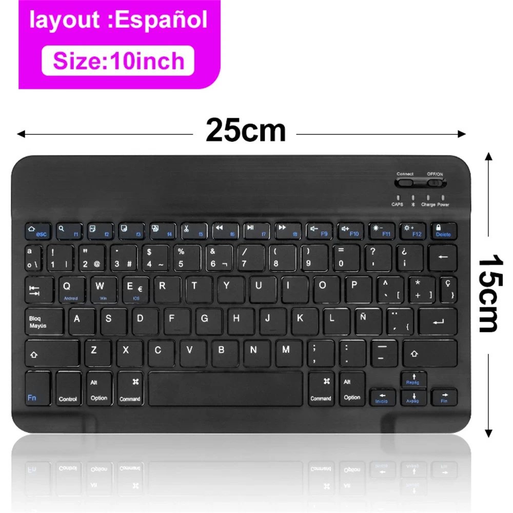 Teclado e Mouse Sem Fio - Bluetooth/IOS/ANDROID/WINDOWS. - Imagem 5
