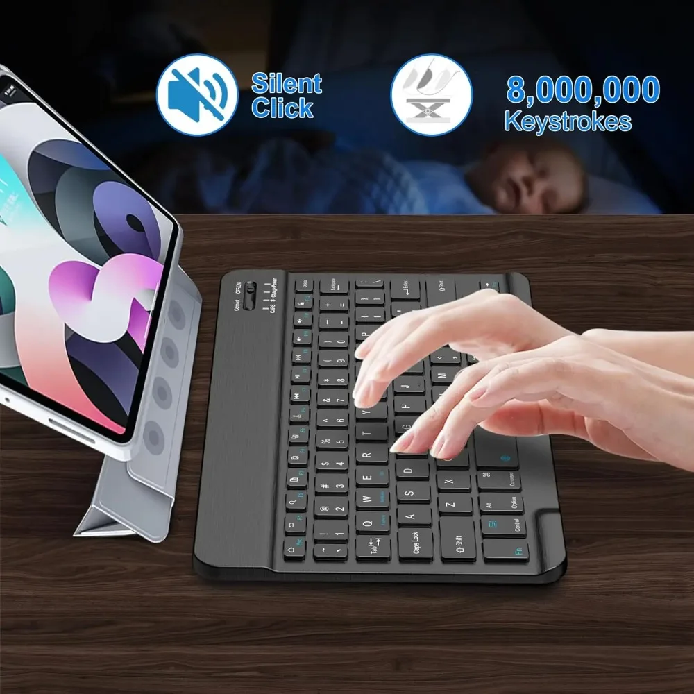 Teclado Bluetooth Para iPad 10A Geração iPad Pro.