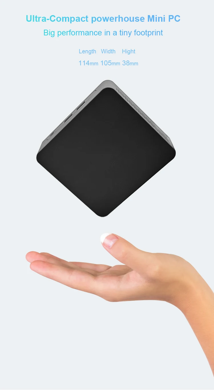 Mini PC Intel Celeron ZSUS i5 i7 - Computador Para Jogos 8GB/16GB/128GB/256GB. - Imagem 8