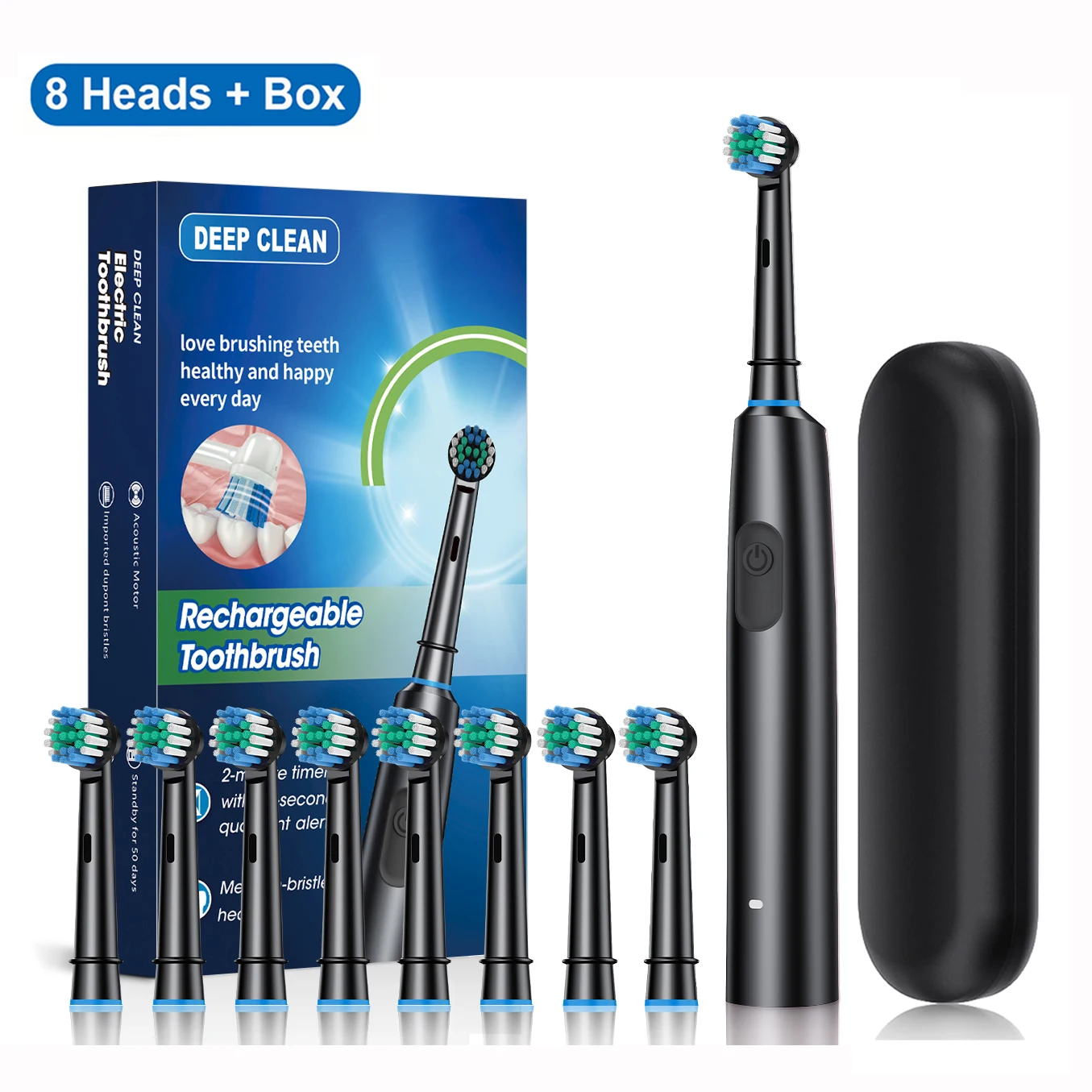 Escova de Dentes Elétrica - Com 4/8 cabeças de substituição. - Imagem 5