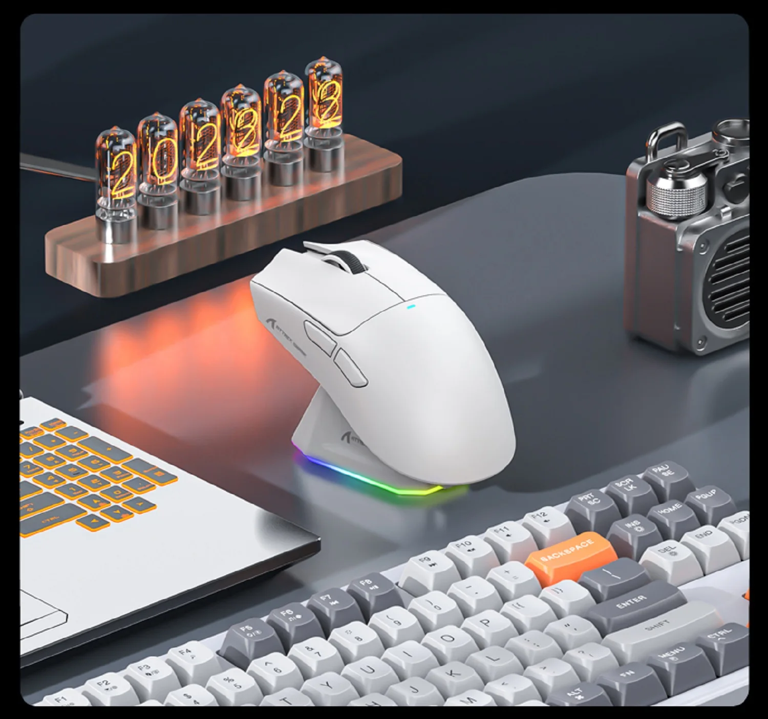 Mouse Gamer Sem Fio X11 - Tri-Mode RGB/Sensor Óptico PAW3311. - Imagem 6