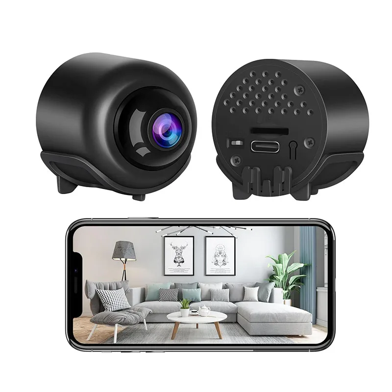 Mini Câmera WI-FI - Segurança Interna1080p HD. - Imagem 2