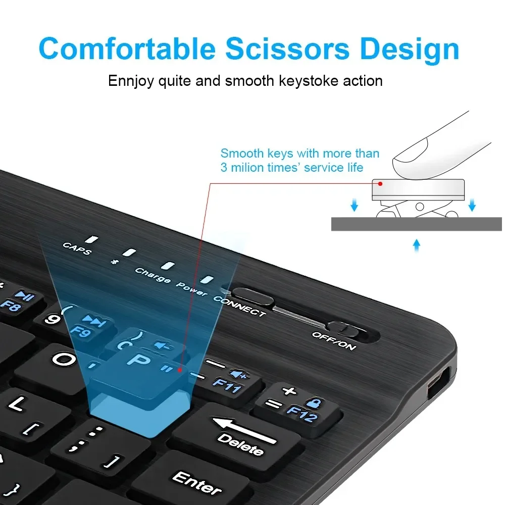 Teclado Bluetooth Para iPad 10A Geração iPad Pro. - Imagem 10