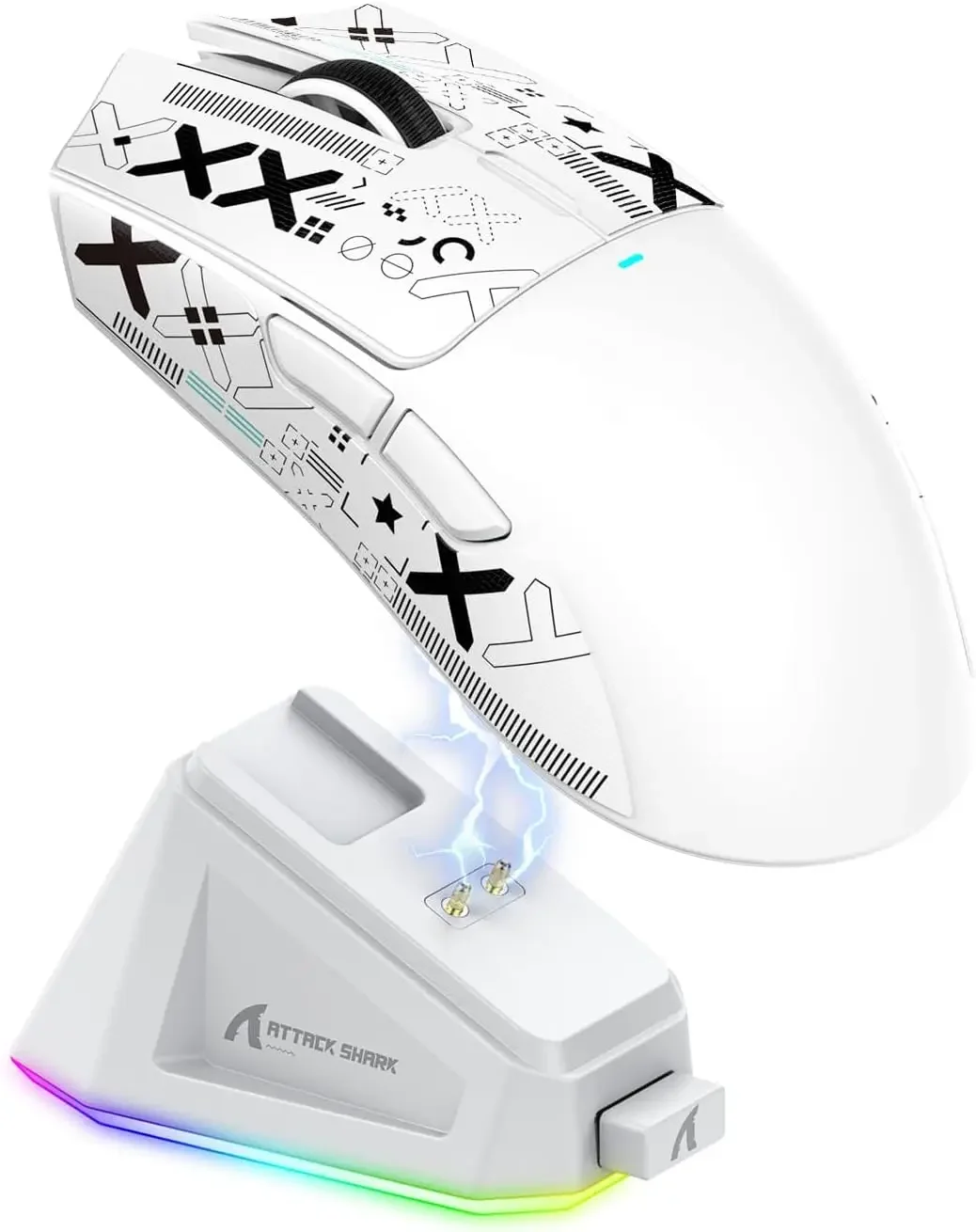 Mouse Gamer Sem Fio X11 - Tri-Mode RGB/Sensor Óptico PAW3311. - Imagem 3