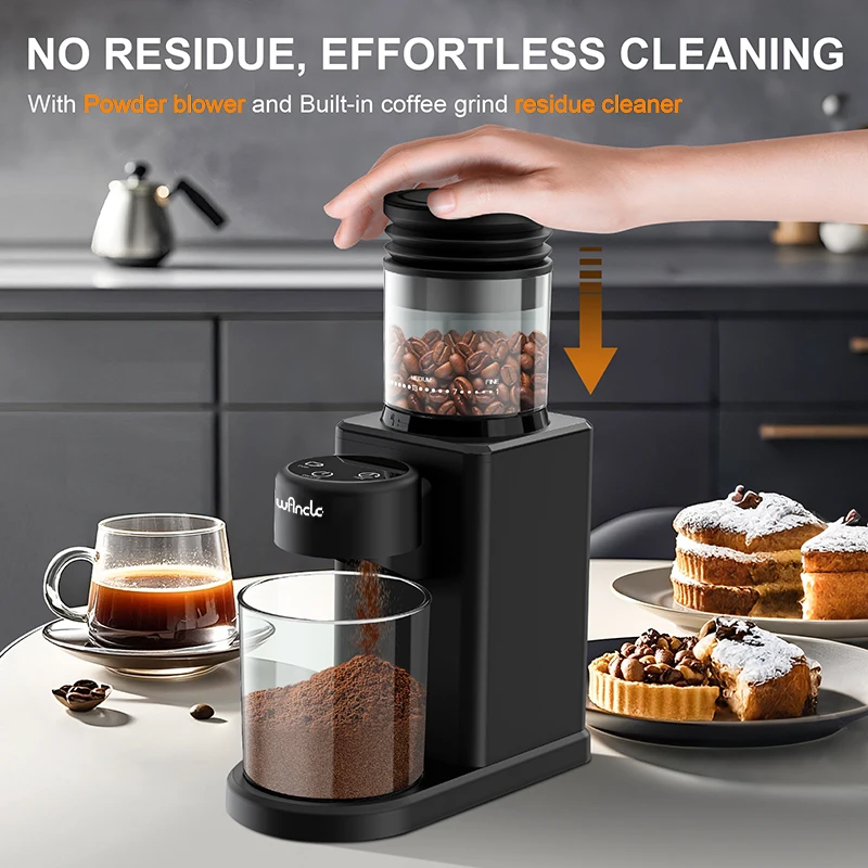 Moedor de Café Elétrico Cônico Com Tela Sensível ao Toque - Moedor de Grãos. - Imagem 14