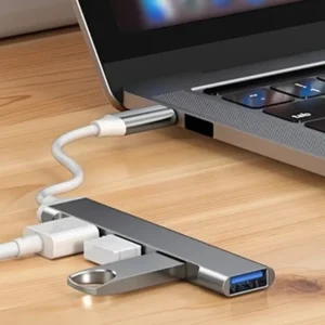 Hub USB Tipo C - Portas Adaptador OTG Multi-Splitter 4.