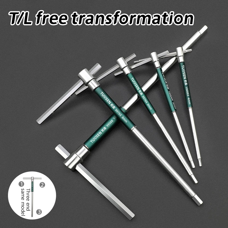 Chave de Soquete "T" Estendida/Torx Cromada Tipo "T". - Imagem 15