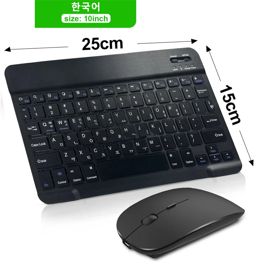 Teclado e Mouse Sem Fio - Bluetooth/IOS/ANDROID/WINDOWS. - Imagem 12