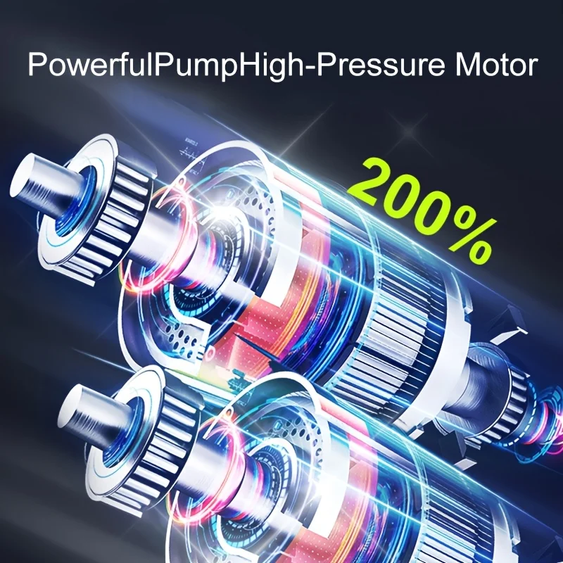 Compressor de Ar Portátil Para Veículos - 3x Rápido/150PSI. - Imagem 6