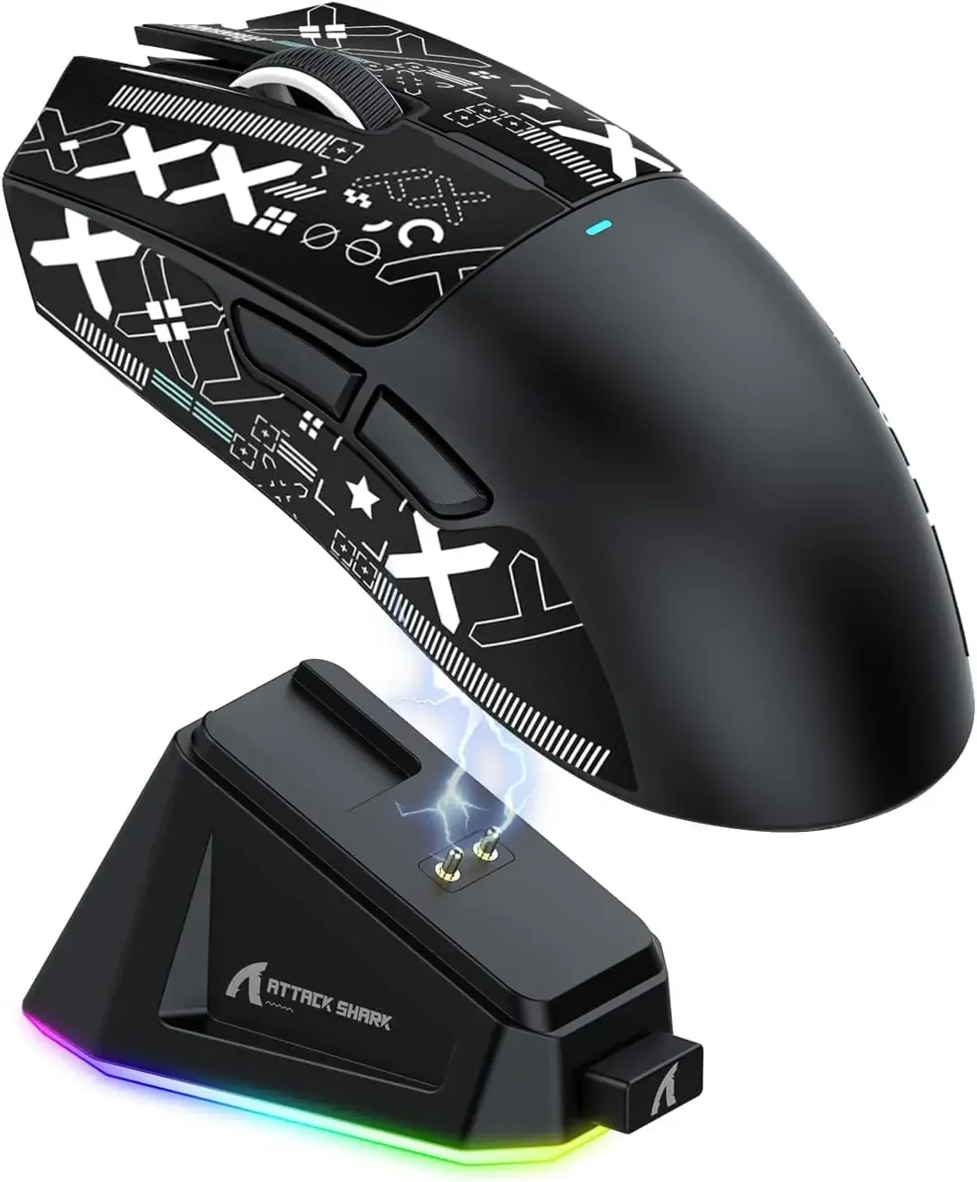 Mouse Gamer Sem Fio X11 - Tri-Mode RGB/Sensor Óptico PAW3311. - Imagem 4