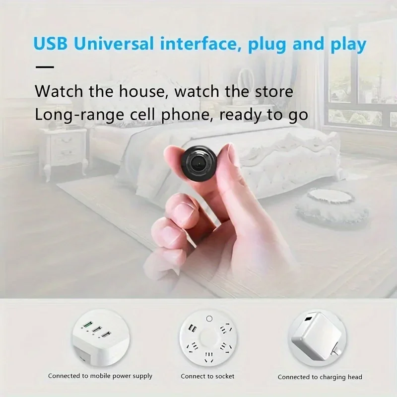 Mini Câmera WI-FI - Segurança Interna1080p HD. - Imagem 3