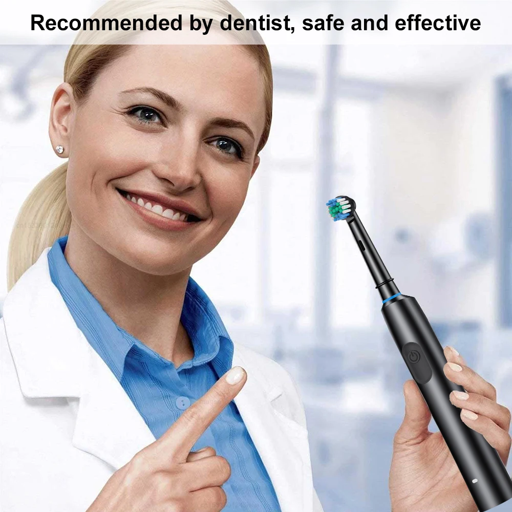 Escova de Dentes Elétrica - Com 4/8 cabeças de substituição. - Imagem 8