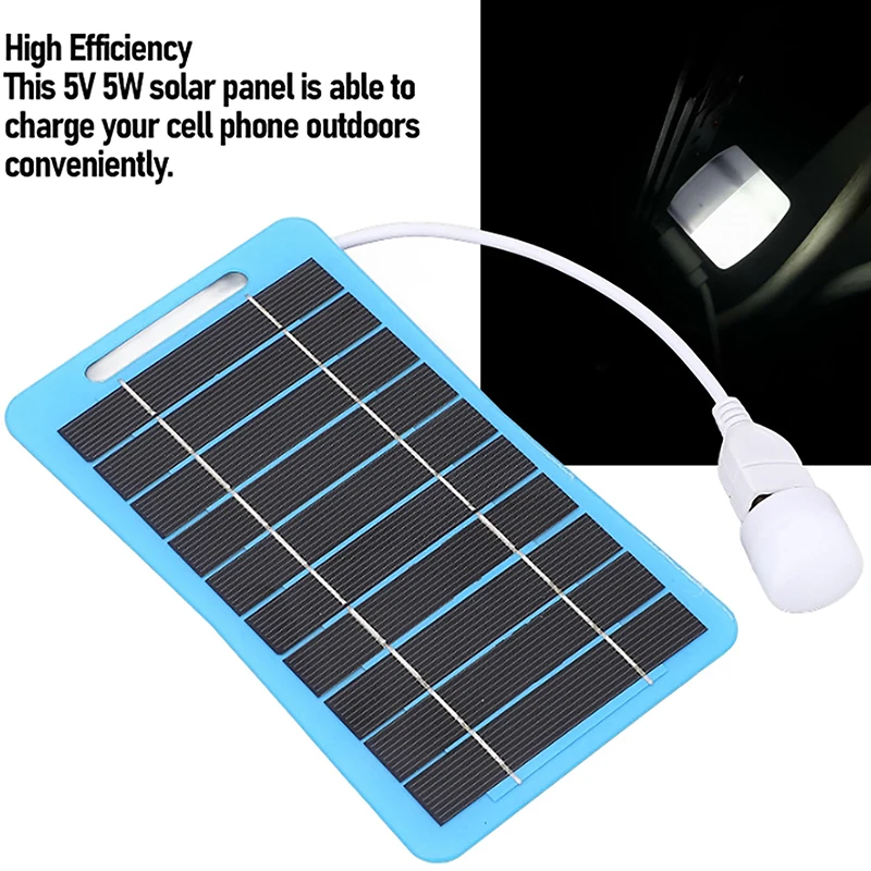Painel Solar Portátil de 2w 5w Com USB - À Prova D'água. - Imagem 6