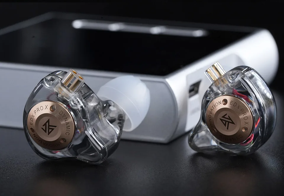 Fones de Ouvido HIFI Heavy Bass Fones Esportivos - Metal/KZ EDX PRO X Dynamic Drive Fones. - Imagem 12