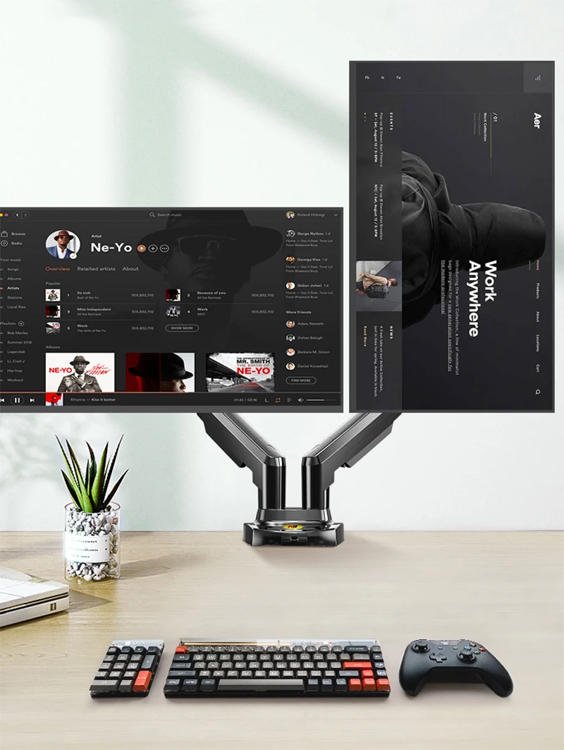 Suporte de Monitor Deskto/Laptop/Carga 2-9kg. - Imagem 5