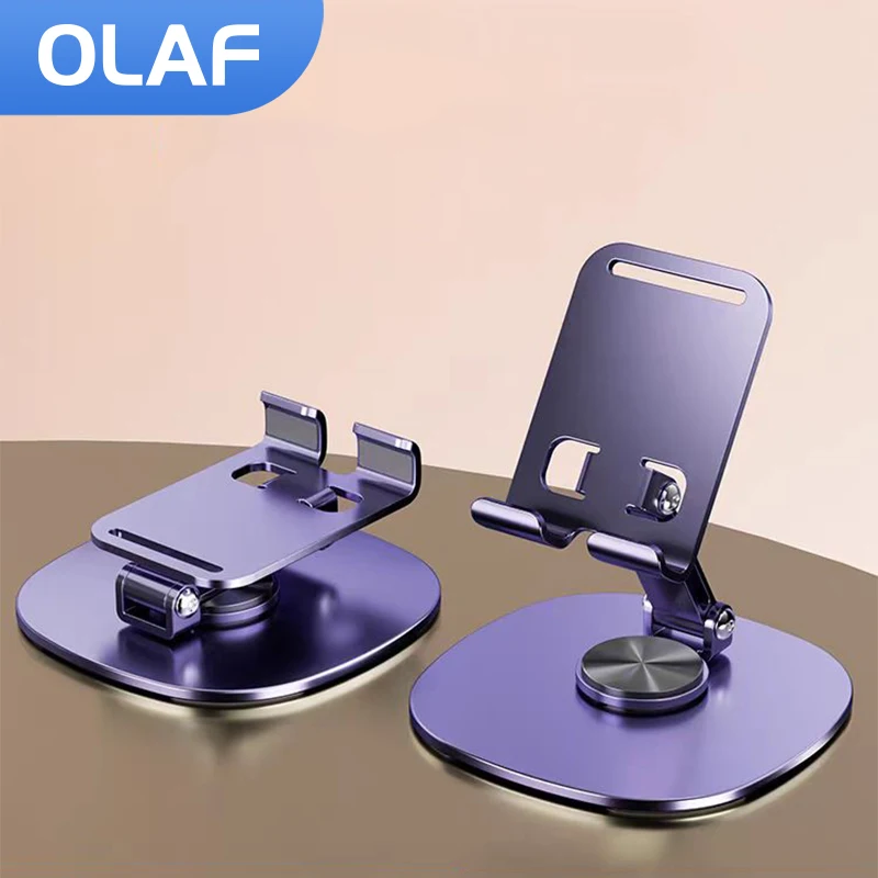 Suporte Giratório Para Celular Olaf - Suporte de Mesa.