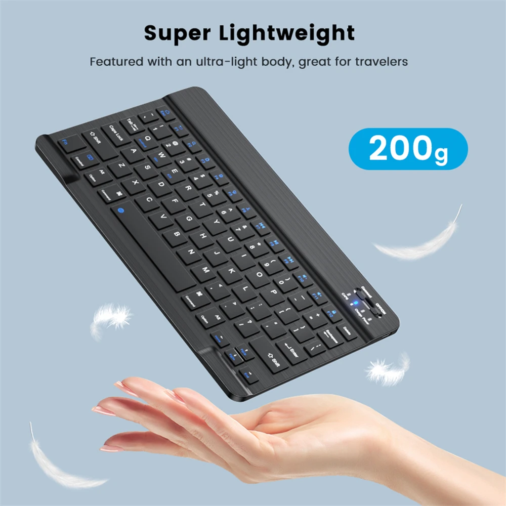Teclado e Mouse Sem Fio - Bluetooth/IOS/ANDROID/WINDOWS. - Imagem 16