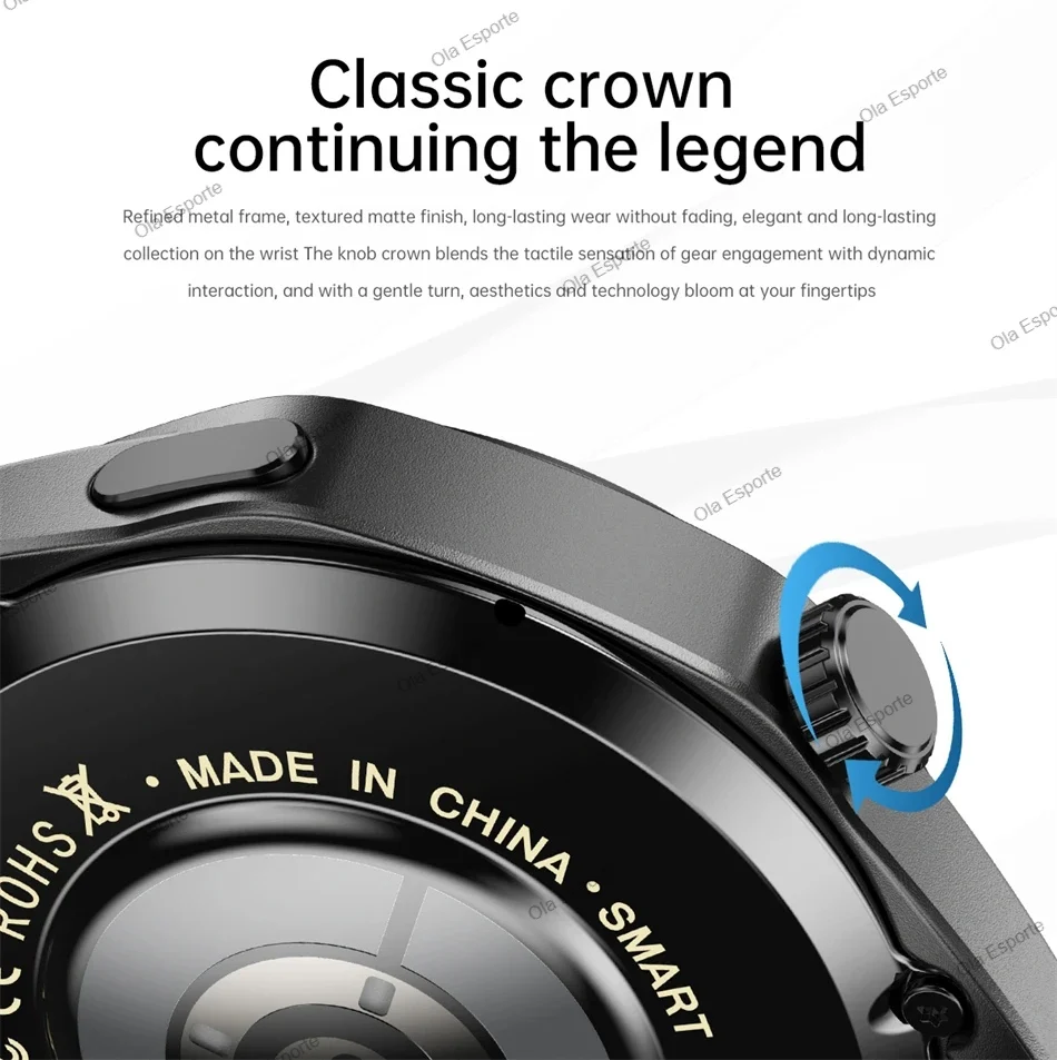 Relógio Inteligente 360 GT5 Pro - Rastreador GPS/Tela Amoled. - Imagem 9