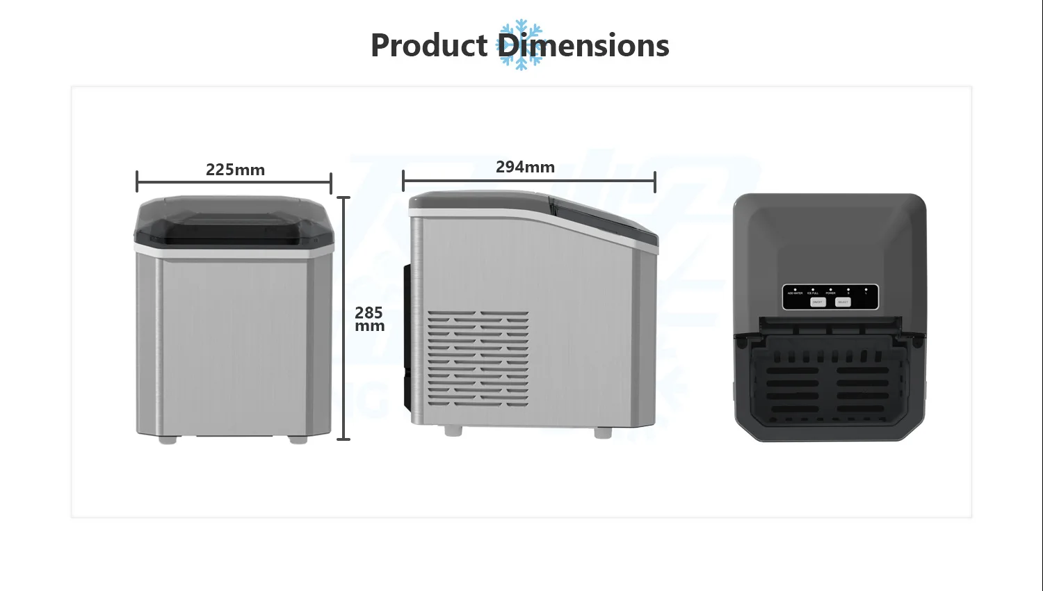 Máquina de Gelo1.3L - Portátil/Mini/Doméstica/Automática. - Imagem 17