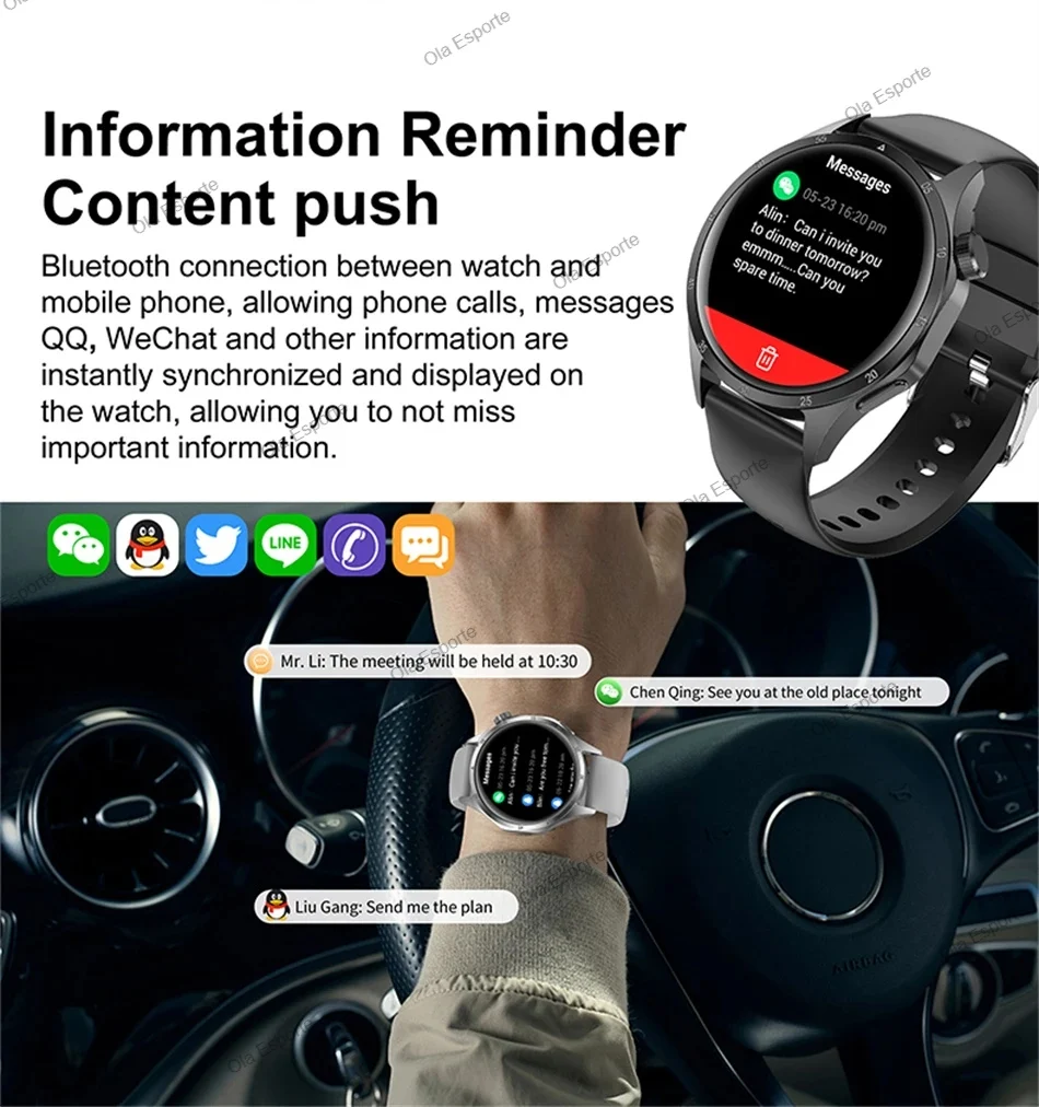 Relógio Inteligente 360 GT5 Pro - Rastreador GPS/Tela Amoled. - Imagem 19