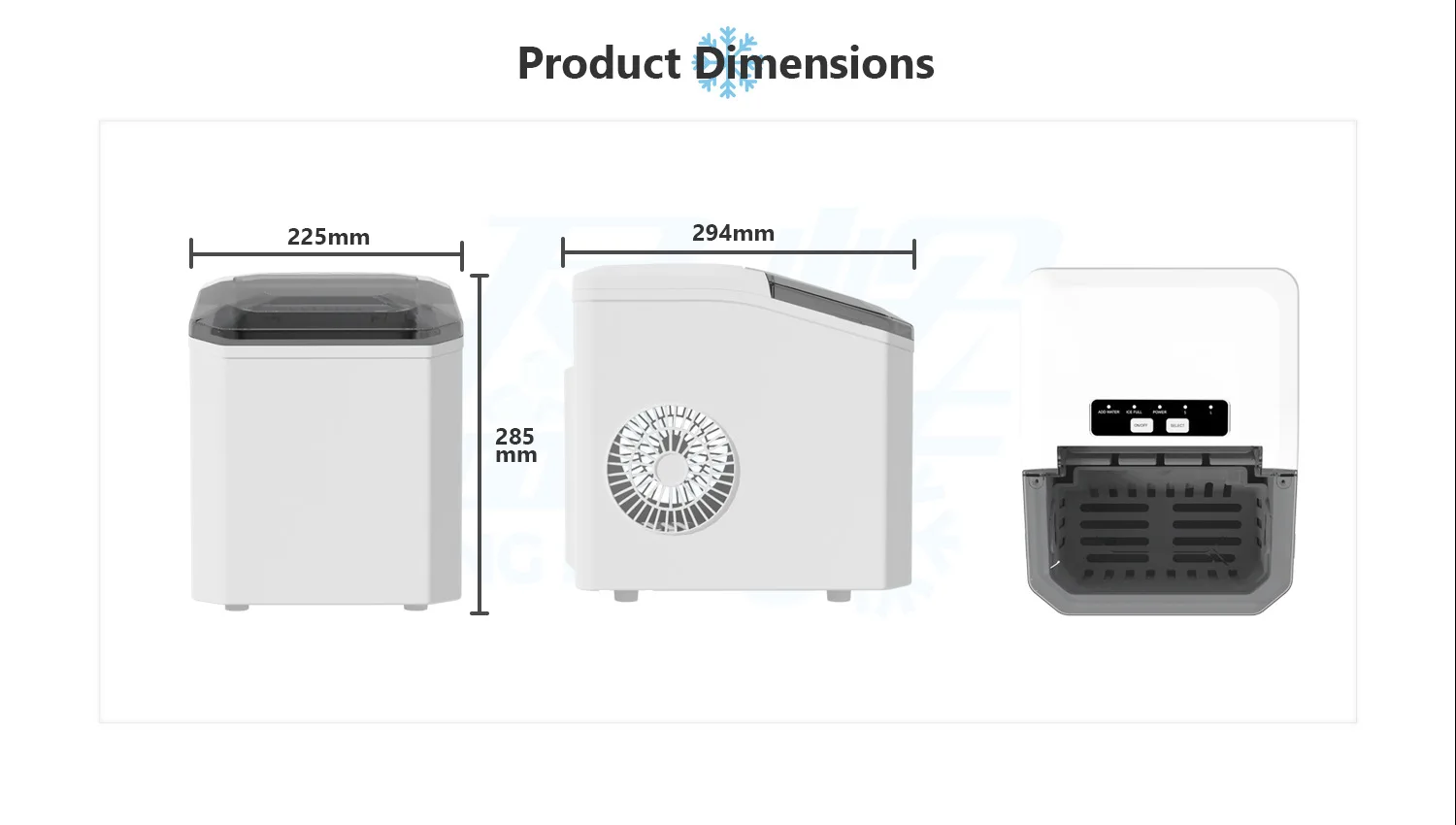 Máquina de Gelo1.3L - Portátil/Mini/Doméstica/Automática. - Imagem 16